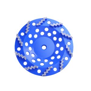 7 Inch Cup wheel – 30 Grit ZigZag 10 Segment Soft Bond