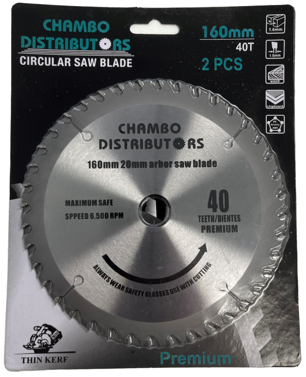 TCT Circular Saw Blade 160mm (40T) - Single