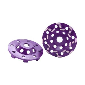 5 Inch Cup wheel – 30 Grit  ZSEG 8 Segment Super Extra Soft Bond+