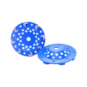7 Inch Cup wheel – 30 Grit  Arrow 8 Segment Medium Bond