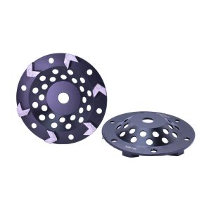 5 Inch Cup wheel – 30 Grit Arrow 6 Segment Hard Bond